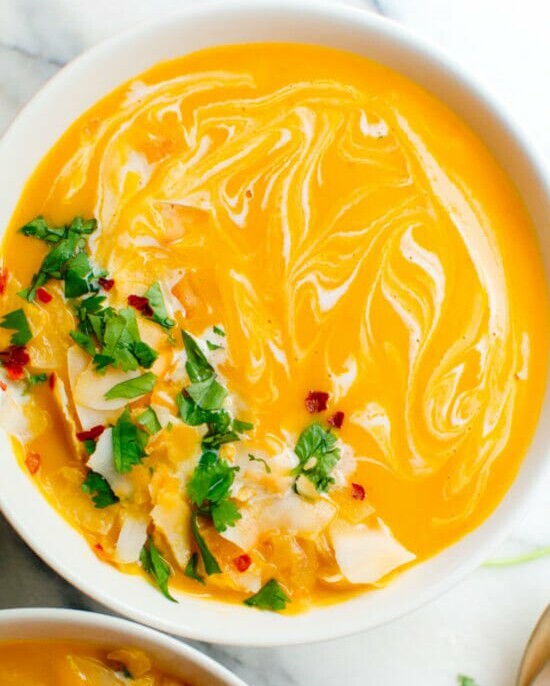 Thai Curried Butternut Squash Soup